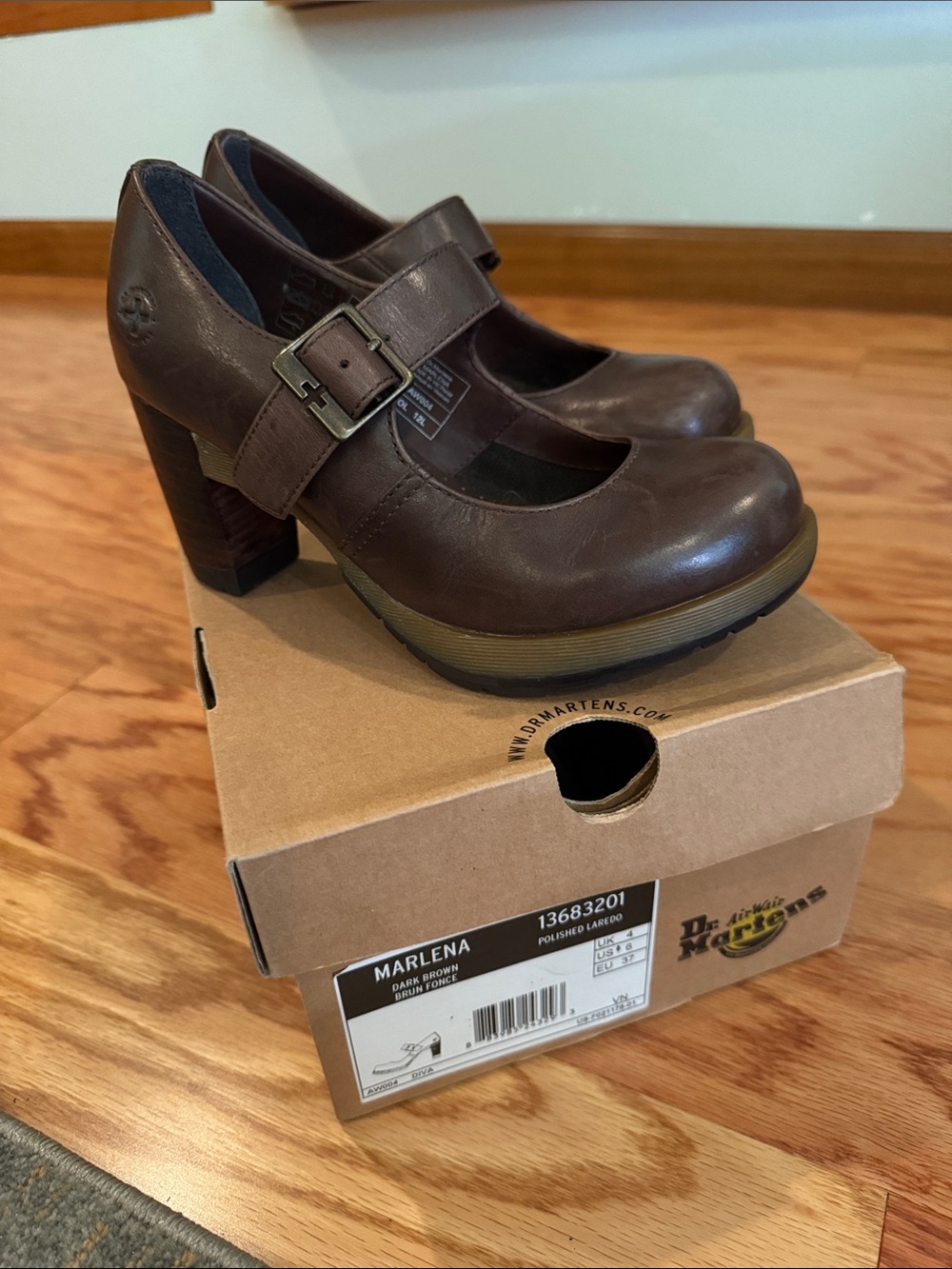 Dr. Martens Marlena Brown Leather Mary Jane